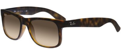 Ray-Ban RB4165 Justin 710/13 54 Brown Brown Gradient square men women unisex sunglass culture side
