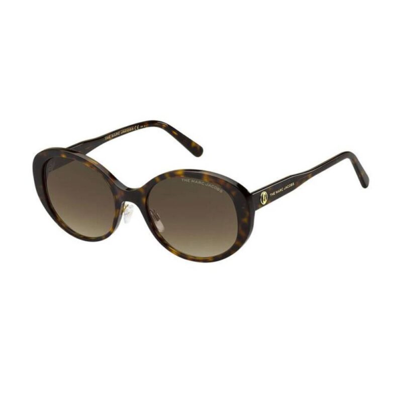 MARC JACOBS 627/G/S 086/HA 54 Havana Tortoise/Brown Sunglass Culture