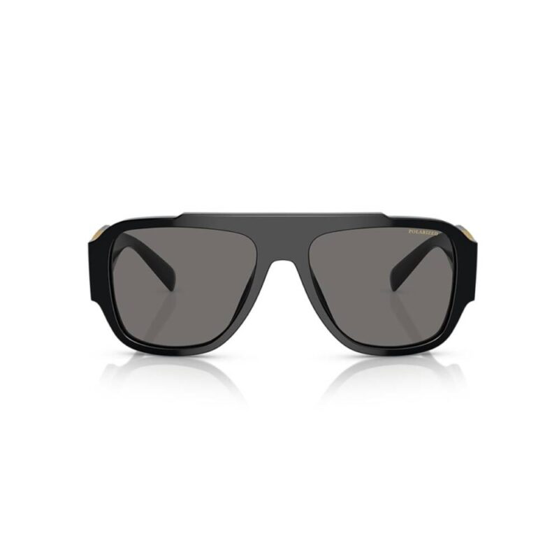 Versace VE4436U GB1/81 57 Black/Dark Grey Polarised Sunglass Culture