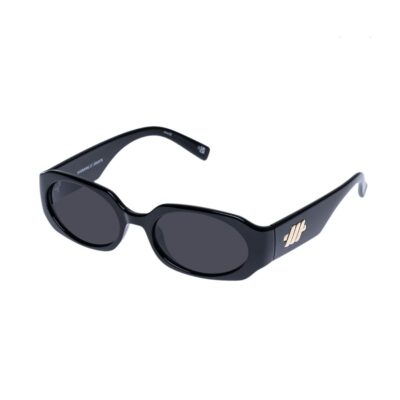 Le Specs She Bang 2352175 Black/Smoke Mono rectangle unisex Sunglass Culture Side