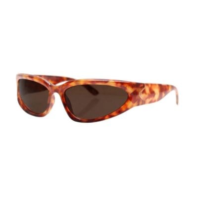 9357359003208 Reality Eyewear The Curve Turtle dark brown sunglass culture