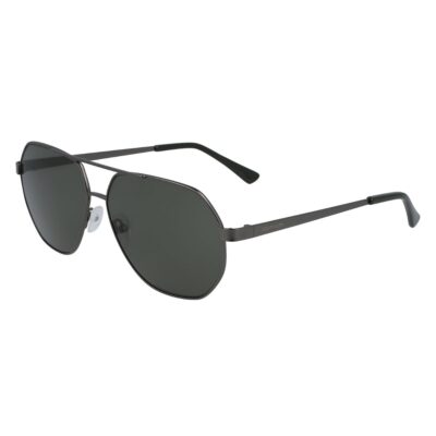 Calvin Klein 19138S 008 Gunmetal Grey sunglasses Sunglass Culture side view