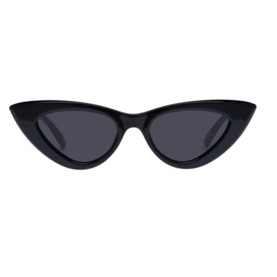 Le Specs Hypnosis 2452328 Black womens cateye Sunglass Culture Front