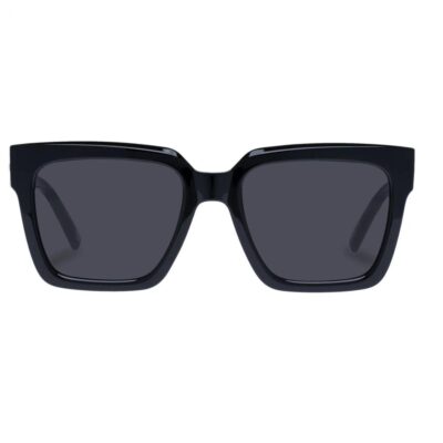 Le Specs Trampler 2429707 Black Square Sunglass Culture front