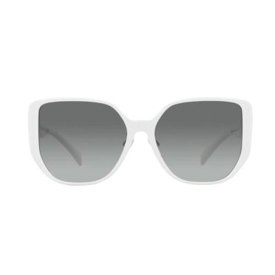 VERSACE VE4449D 314 11 2N White Grey Square womens Sunglass Culture Front