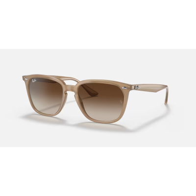 Ray-Ban RB4362 6166 13 55 TURTLEDOVE GOLD BROWN GRADUATED LENS