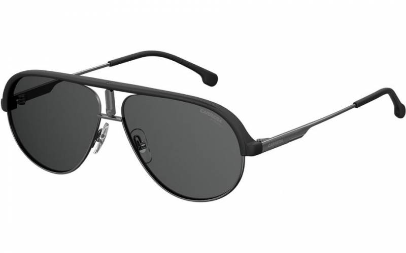 Carrera Eyewear 1017S RZZ2K matte black dark ruthenium full rim aviator sportwear fashion mens sunglass culture