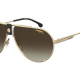 Carrera Eyewear 1033-S J5G HA gold Brown gradient full rim aviator sportwear fashion mens sunglass culture