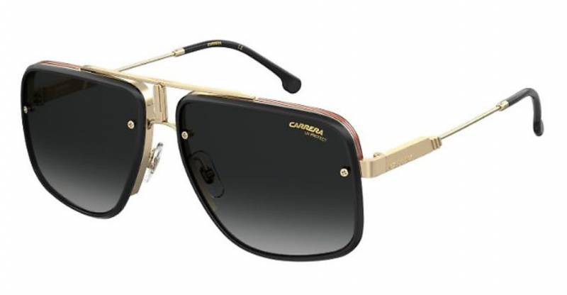Carrera Eyewear CA GLORY II RHL 9O black gold aviator metal fashion mens sunglass culture