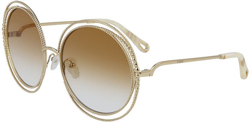 Chloe gold sunglasses Clearance