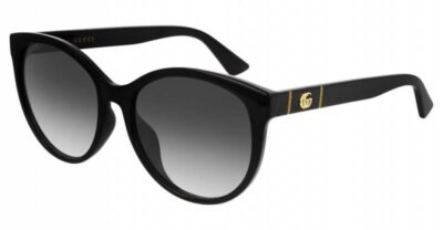 Gucci GG0636SK 001 56 Black/Grey Gradient Sunglass Culture Side