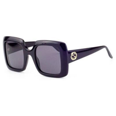 Gucci GG0896S 001 52 Black/Grey Square Oversised Sunglass Culture Side
