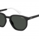 Polaroid PLD 2095S 807 M9 53 Black Grey Polarised Round driving everyday sunglass for men and women sunglass culture