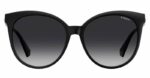 Polaroid PLD 4086S 807 WJ 57 Black Grey Polarised Round cat eye fashion sunglasses for  women sunglass culture front