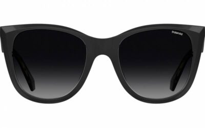 Polaroid PLD 4096SX 807 WJ M9 52 Black grey Polarised Square cat eye fashion sunglasses for  women sunglass culture front