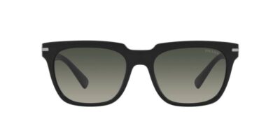 Prada Eyewear PR04YS 1ab2d0 black Grey square polarised mens sunglass culture format