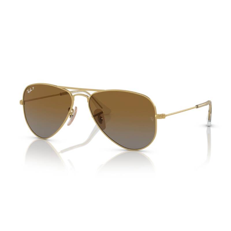 Ray Ban RJ9506S Junior 223/T5 52 Gold/Brown Polarised Sunglass Culture